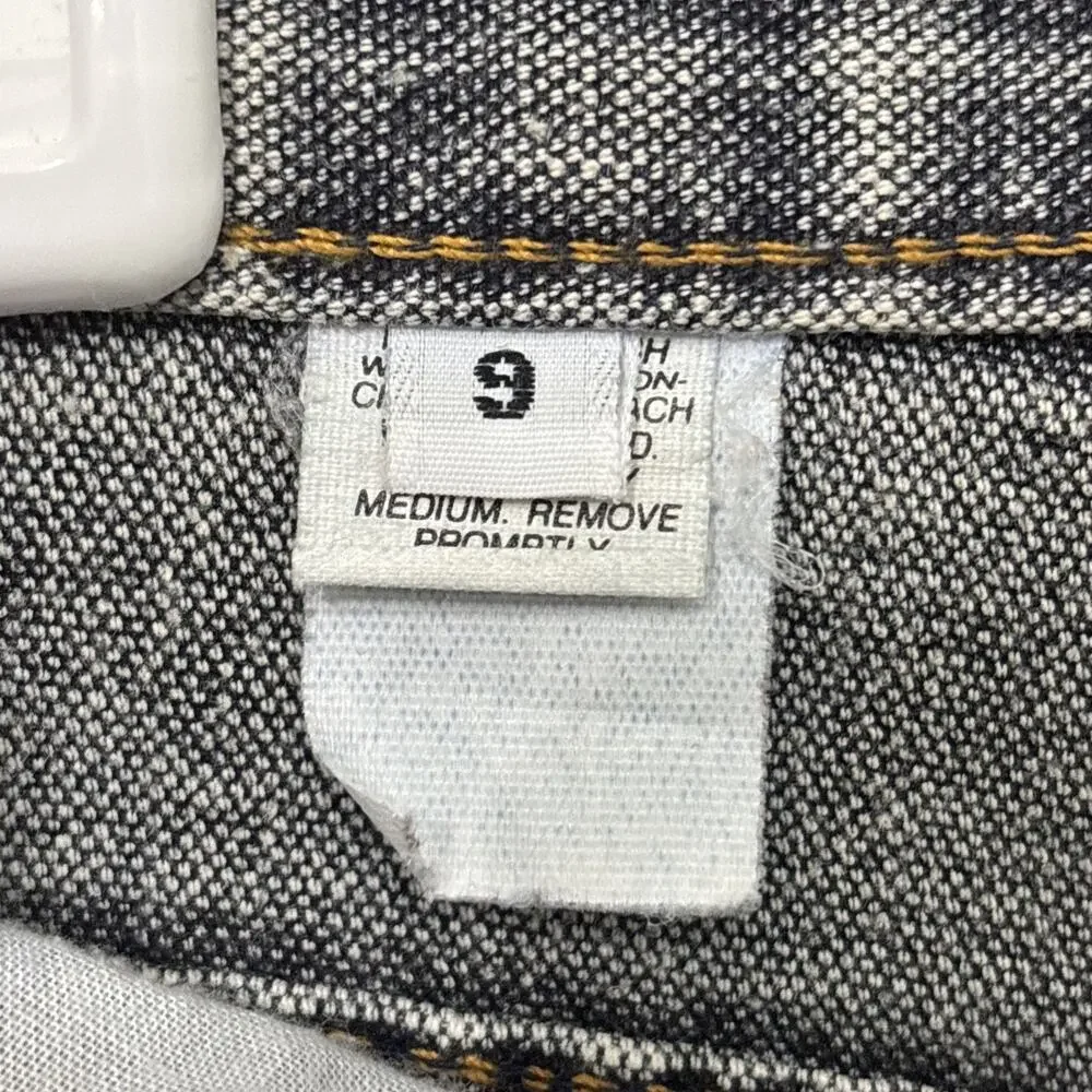 Vintage 90s Palmetto High Rise Jeans Women 9 Color block Tapered USA Cotton - Picture 5 of 11